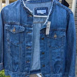 Loft Denim Jacket NWT sz MP